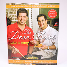 SIGNED The Deen Bros Take It Easy By Jamie &amp; Bobby Hardcover Book With DJ 1st Ed - £15.18 GBP