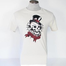 Lucky Brand Good Luck Skull Graphic Short Sleeve T Tee Shirt Men&#39;s Medium M NWT  - £35.43 GBP