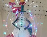 Disney’s Nightmare Before Christmas Jack Snowman Glass Light-Up Dome Decor - $52.46