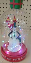 Disney’s Nightmare Before Christmas Jack Snowman Glass Light-Up Dome Decor - $52.46