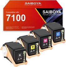 Xerox Phaser 7100 7100Dn 7100N Printers (Bcmy) Replacement Saiboya, 106R... - $207.93