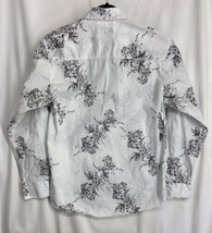 Michael Brandon Mens White All Over Rose Print Western Button-Up Shirt S... - $11.39