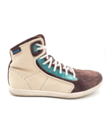 DIESEL Shoes Drugo Jeff Men&#39;s Size 9 Mid-High Tops Brown Suede S12-10-ME... - £38.88 GBP