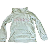 adidas Girls Logo Printed Sweater Color Mint Size 5 - £52.11 GBP