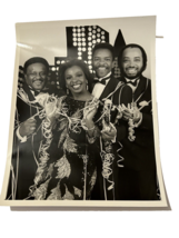 Gladys Knight and the Pips Press Photo Black and White Vintage 80s Unframed - £14.51 GBP