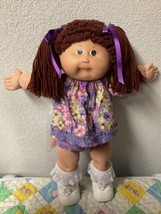 Very Rare Vintage Cabbage Patch Kid Girl HM#5 With Auburn Poodle Hair 1985 - £184.79 GBP
