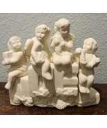 GIFTCO NOEL Porcelain Cherub Taper Candle Holder  - $20.69