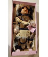 Goldenvale Collection Native American Indian Porcelain 18" Doll with COA - NEW - $96.75