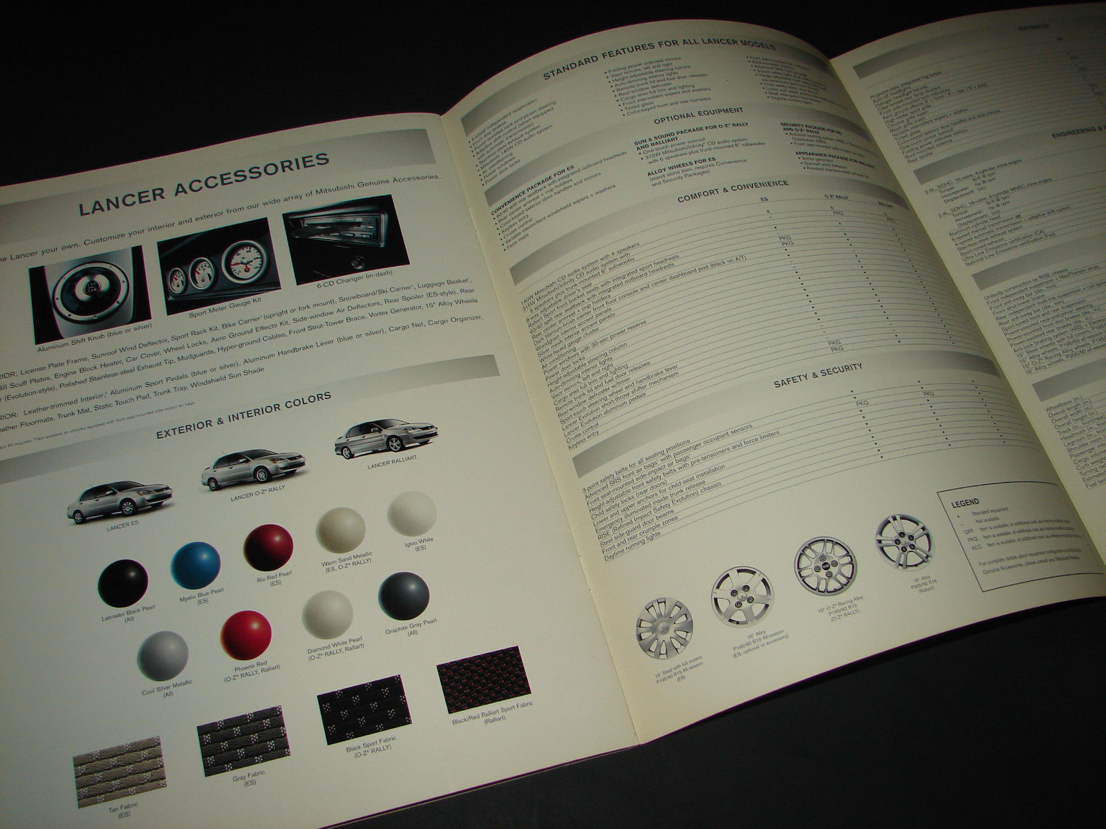 2006 Mitsubishi LANCER Automobile Dealership Brochure car DRIVEN TO THRILL Triad Item image 9