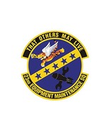 23rd Equipment Maintenance Squadron Patch - Wall Decal - Variety of Size... - $75.24 MXN