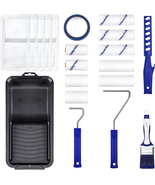 20Pcs Small Paint Roller Kit, 4“ 2” Mini Roller Paint Brush with Special... - $520.75 MXN