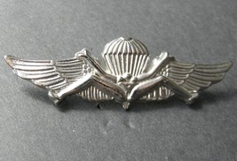 Para Paratrooper Airborne Bush Jump Wings Badge Lapel Pin 2.75 Inches - £6.10 GBP