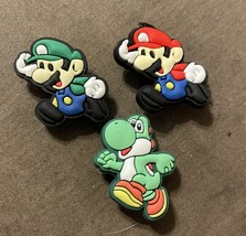 Jibbitz Crocs - Super Mario Set of 3 Mario Luigi Turtle - $7.00
