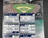 2000 Seattle Mariners magnetic schedule Safeco First Full Season Martine... - $9.74