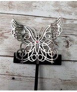 Decorative Clip - Silver Tone Large Butterfly - £10.21 GBP