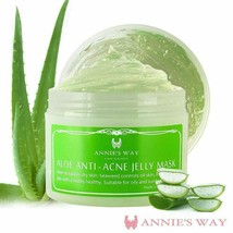 ANNIE&#39;S WAY 250ml Aloe Anti-Acne Soothing Moisturizing Jelly Facial Mask  - £35.08 GBP