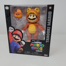 Jakks Pacific Super Mario Bros Movie TANOOKI MARIO 5” Figure 2023 - $26.18