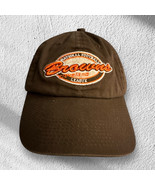 Cleveland Browns Script Logo Mens Adjustable hat cap Nfl Reebok Brown - €19,94 EUR
