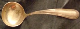 Hallmarked Antique Sterling Silver Sauce Spoon - VERY OLD, DELICATE SPOON - $29.69