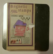 Pixie Press Magnetic Letter Stamps Ransom Font Scrapbooking Alphabet NEW - £15.97 GBP