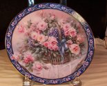 Lena Liu&#39;s Roses Basket Bouquets Collector&#39;s Plate - $26.61