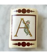 Vintage Kate Greenaway Victorian Letter A Counted Cross Stitch Kit Lanar... - $12.95 CAD