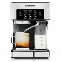 Chefman Barista Pro 6-in-1 Espresso Machine with Built-In Milk Frother - £213.17 GBP