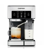 Chefman Barista Pro 6-in-1 Espresso Machine with Built-In Milk Frother - £211.60 GBP