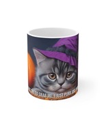 Cat Breeds in Halloween - Scottish Fold Breed - Ceramic Mug 11oz - $17.60