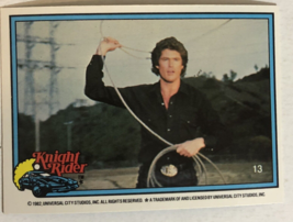Knight Rider Trading Card 1982  #13 David Hasselhoff - £1.54 GBP