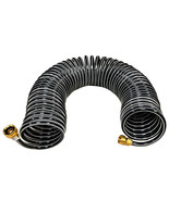 Trident Marine Coiled Wash Down Hose w Brass Fittings - 50&#39; - £42.56 GBP