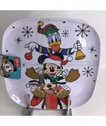 4 Dinner Plates Disney Mickey Mouse and Friends CHRISTMAS Melamine 10” New - $635.52 MXN