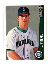 1996 Collector&#39;s Choice #732 Chris Widger Seattle Mariners - £1.35 GBP