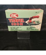 Vintage ATC Travel Iron w/Original Box and Plastic Travel Case - £10.10 GBP