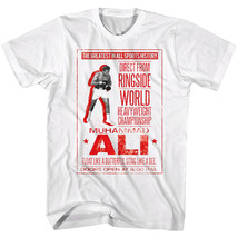 Muhammad Ali Boxing Fight Poster Greatest in Sports History Men&#39;s T Shirt Legend - £20.01 GBP+