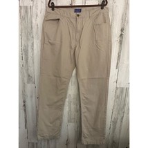 Pendleton Mens Khaki Tan Pants Chinos Size 40x34 (37x32.5) - £12.97 GBP