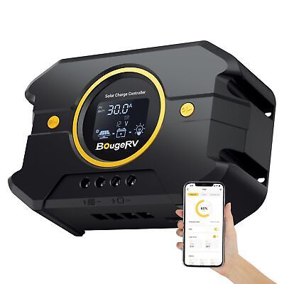 30A PWM Solar Charge Controller 12V 24V with Backlit Display USB P... - $73.67