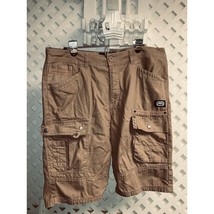 Ecko Unltd Shorts Mens 38 Tan Cargo Hiking Outdoors Lightweight Casual 38 EUC - $18.10