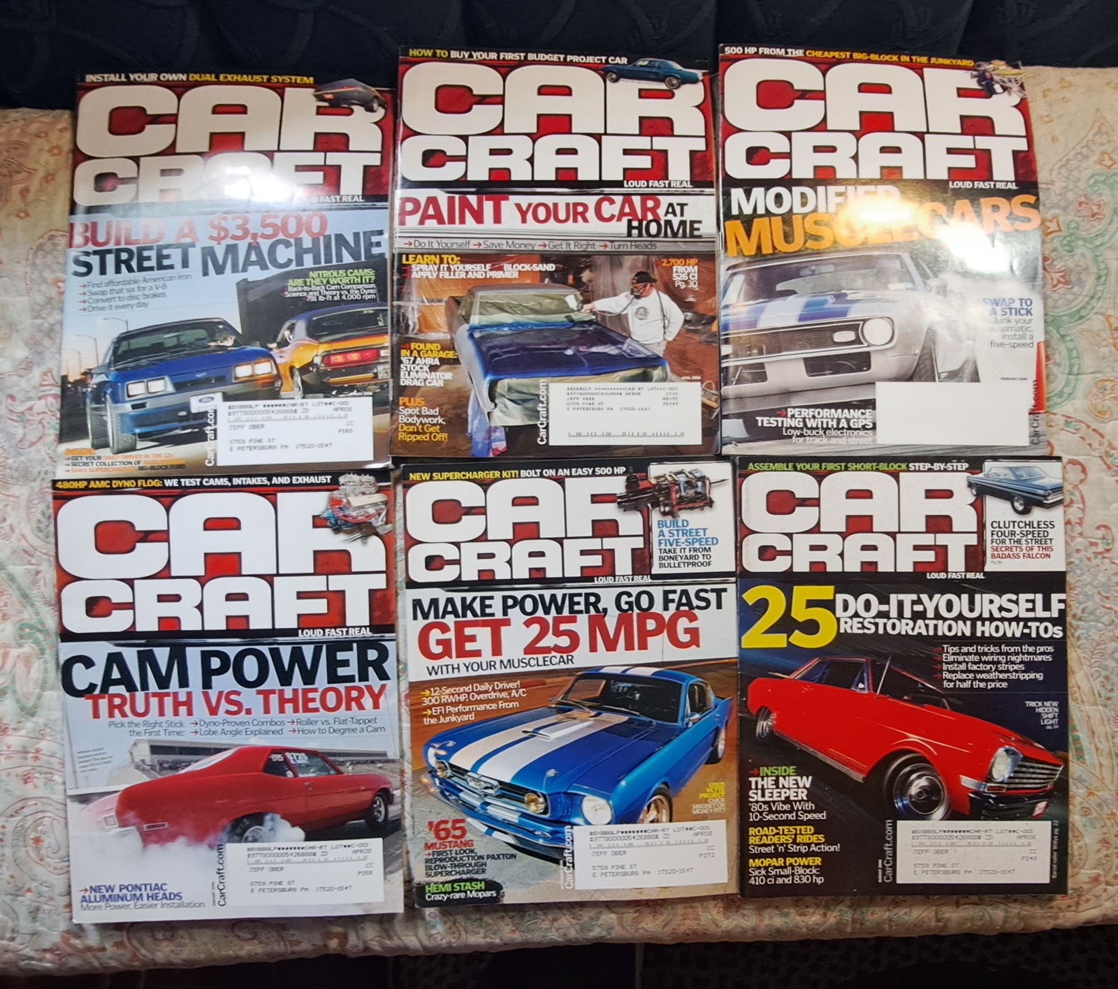 2006 Car Craft Magazine lot of 12 issues whole year vehicle auto mobile - $14.97
