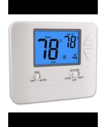 701 Non Programmable Low Voltage Thermostat 1 Heat 1 Cool Digital Displa... - $19.79