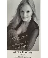 ALL MY CHILDREN Babe - Alexa Havins Genuine Autographed Photo - $1,170.04 MXN