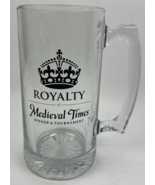 Medieval Times Dinner &amp; Tournament ROYALTY 24oz Clear Glass Beer Stein M... - $27.12 CAD