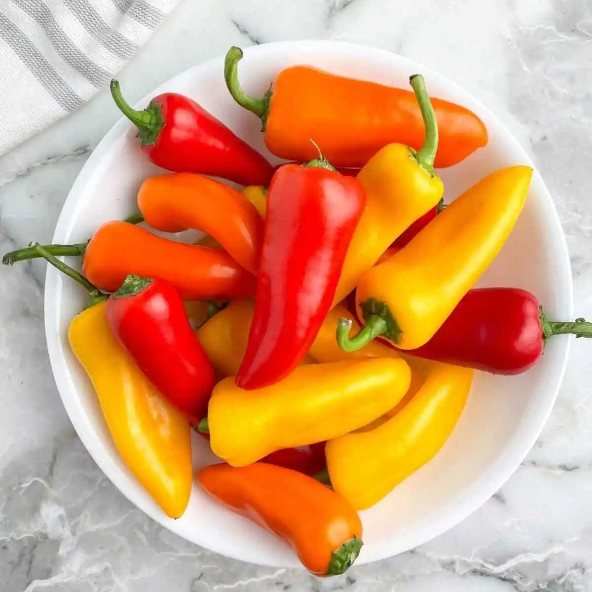 seeds Mixed color NON-GMO 30 Mexican Mini Sweet Pepper  - $5.00