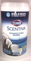 New Clorox Scentiva Multi-Use Wipes Coconut &amp; Waterlily  75ct-NEW-SHIPS N 24 HRS - £7.79 GBP