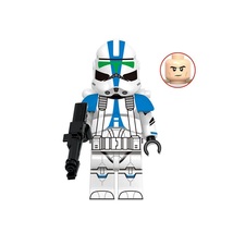 501st Jet Trooper Star Wars 501st Legion Clone trooper Minifigures Building Toy - £2.72 GBP