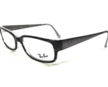Ray-Ban Eyeglasses Frames RB5142 2327 Black Gray Horn Rectangular 52-17-145 - £62.69 GBP