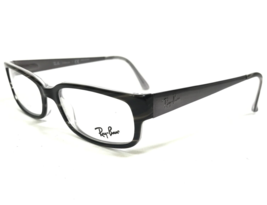 Ray-Ban Eyeglasses Frames RB5142 2327 Black Gray Horn Rectangular 52-17-145 - £62.33 GBP