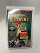 NEW Walt Disney 55th Anniversary Masterpiece Bambi VHS 9505 Limited Ed R... - $9.49