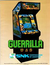 GUERRILLA WAR Arcade Game Magazine AD Original 1988 Retro Video Art 8.5"... - $7.28