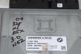 Bmw 328i 528i N52 3.0L Engine Control Module Computer Ecu Ecm Pcm 7-567-362 image 2